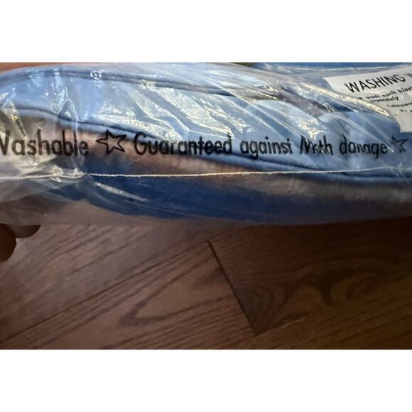 Vintage Fruit Of The Loom Flora Loom 72” X 90” Pink Blue Plaid NOS In Package - Picture 5 of 9